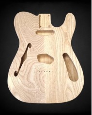 Corps Telecaster Thinline en Frêne des marais, 2 pièces -Unfinished