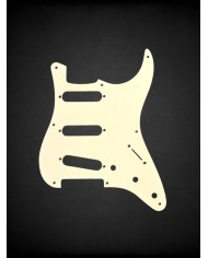 Pickguard SSS for US vintage 54-59' Stratocaster 8 holes 1ply Cream .060”  (1.52mm)