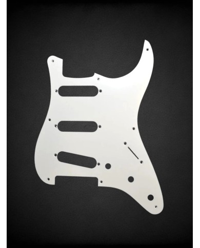 Pickguard Stratocaster US 8H 1ply transparent .060"