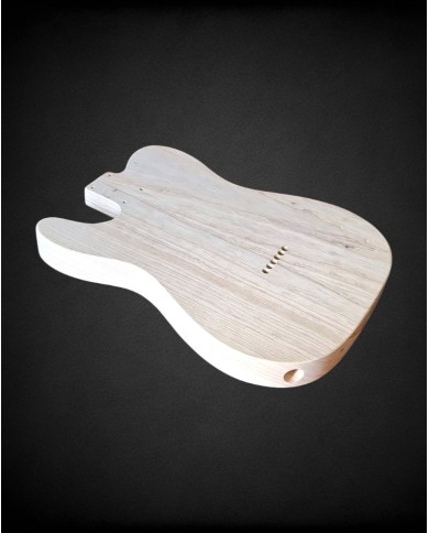 Corps Telecaster en frêne des marais, non verni, léger