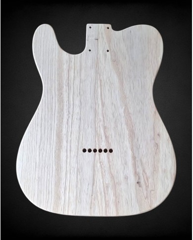 Corps Telecaster en frêne des marais, non verni, léger