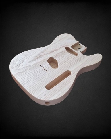Corps Telecaster en frêne des marais, non verni, léger
