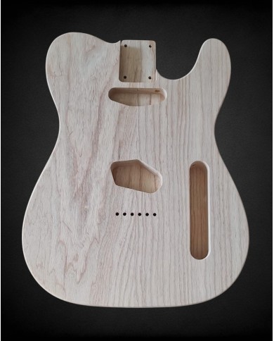 Corps Telecaster en frêne des marais, non verni, léger