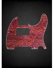 Tortoise 3-ply 8-hole pickguard for Telecaster with humbucker