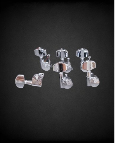 JinHo Locking-Mechaniken - 6 in Reihe - Chrom - Große Flügel