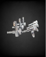 Mécaniques bloquantes JinHo, 6 en ligne, Chrome – Petits boutons