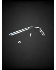 Large Chrome Jazz Archtop Pickguard Bracket with angle + screw