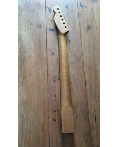 Amazing Roasted flamed maple Telecaster neck