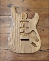 2-piece roasted ash Stratocaster body, unfinished, lightweight-B-STOCK