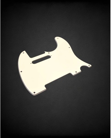Telecaster Pickguard Parchment 3-ply 8-hole, WD