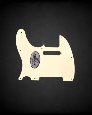 Pickguard Telecaster Parchement 3plis 8 trous- WD