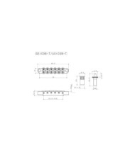 Chevalet Gotoh CHROME GE103B-T Nashville TuneOMatic, Inserts Metriques