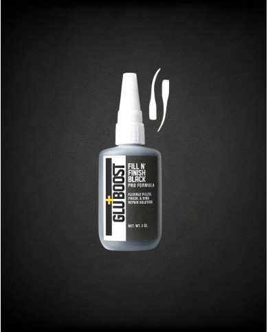 Gluboost fill n' finish black solution for touch-ups and repairs (59ml)