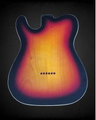 Telecaster-Korpus, zweiteilige Erle, Nitro Gloss, Double Binding