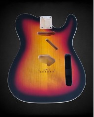 Corps Telecaster Aulne 2 Pièces – Nitro Gloss Double Binding