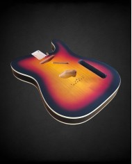 Corps Telecaster Aulne 2 Pièces – Nitro Gloss Double Binding
