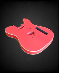 Telecaster-Korpus, zweiteilige Erle, Nitro Gloss, Double Binding