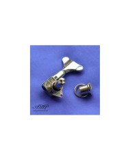2 kompakte Bass-Mechaniken im Gotoh-Stil, Chrom, rechte Seite