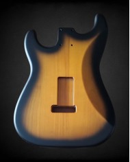 Stratocaster Body, 2-Tone Sunburst, Satin Nitro Alder