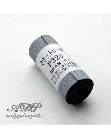 Kovax -320 - 64mm x 2600mm selbstklebendes Schleifpapier für Schleifklotz