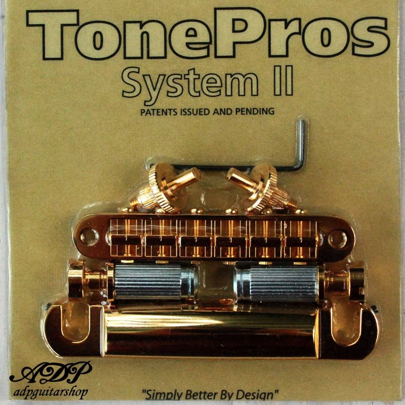 TonePros - Gold Nashville Tune-O-Matic bridge + Tailpiece for