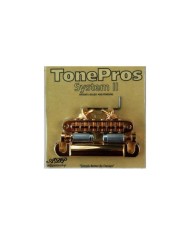 TonePros - Tune-O-Matic Steg + Nashville Saitenhalter Gold für Gibson LP SG