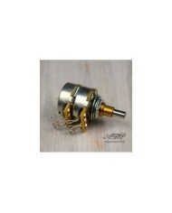 Doppelpotentiometer CTS EP-4585 Concentric Pot 250K/500K A + goldfarbener Knopf