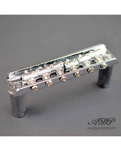 Duesenberg Tremola +WD B5 Umrüst-KIT: Steg mit 6 Saitenreitern + Pickupplatte Chrom