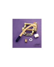 Bigsby  B5 + WD Conversion Kit: Bridge 6 Threaded Saddles + Pickup Plate Gold