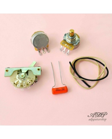 Unverkabeltes Elektronik-Kit für Telecaster 3-Wege, Satz US-Komponenten