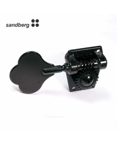 1 Bassmechanik Typ Sandberg, rechte Seite, P-J Bass, schwarz