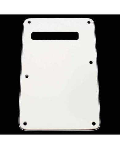 Plaque vibrato Tremolo STRAT blanche US 3ply .090"