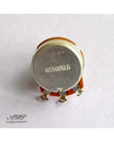 Linkshänder-Potentiometer SplitShaft 500K Audio Reverse ExtraLong 3/4"