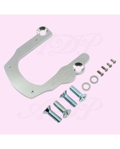 Vibramate V5 Short Montageadapter SG Tele ohne Bohren für Bigsby B5 Aluminium