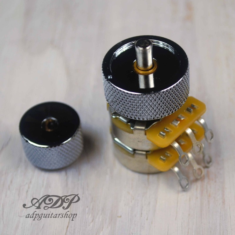 CTS 250K/500K A Double Pot + Concentric Chrome Knob