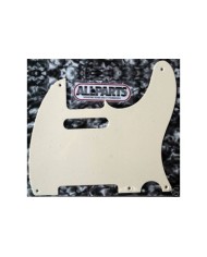 Pickguard Telecaster Parchment 5 trous Us Vintage Thin .060" 1 ply PG0560-051