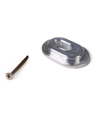 Plaque adaptateur Towner chrome pour bigsby