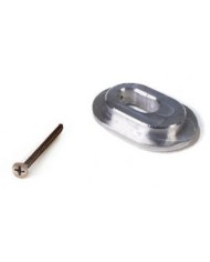 Towner chrome Hinge Plate Adapter