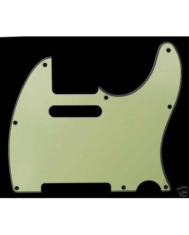 Telecaster Schlagbrett, 8 Schrauben, 3-lagig, Mint Green