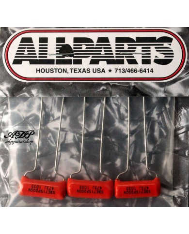 3 Sprague Orange Drop Tonkondensatoren 47nF .047uF 200V Set AllParts
