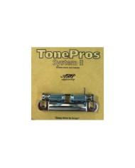 TonePros T1Z-C Verriegelbarer Gibson-Stoptail-Saitenhalter, metrisch 8M, Chrom