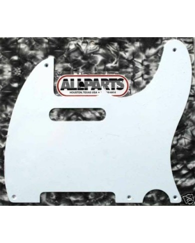 Telecaster-Pickguard Weiß, 5 Löcher, US Vintage Thin .060" 1-lagig PG0560-025