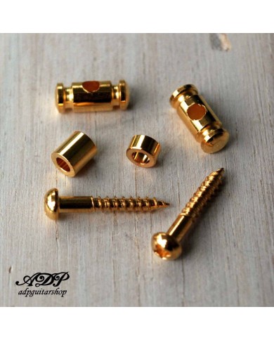 Saitenniederhalter Gotoh, zylindrisch, Strat Tele, Gold
