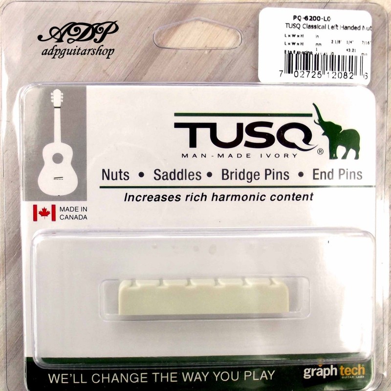 SLOTTED CLASSICAL LEFT HANDED GRAPHTECH TUSQ NUT 