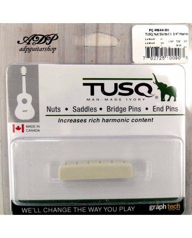 Graph Tech Tusq Akustik-Martin-Sattel 1 3/4" PQ-M644-00 geschlitzter Sattel 44.3mm