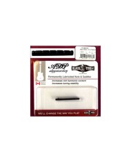 Graph Tech Black TusqXL PT-5042-00 Tele Strat geschlitzter Sattel, flach, kurz, 42 mm