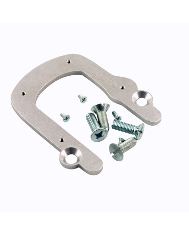 Vibramate V5 Linkshänder-Adapter zur Montage eines Bigsby B5 ohne Bohren anstelle eines Stoptails