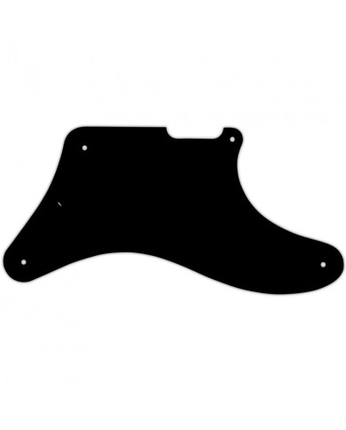 Schwarzes Schlagbrett für Telecaster Cabronita WD-Custom USA, 1-lagig, .060"