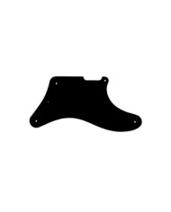 Schwarzes Schlagbrett für Telecaster Cabronita WD-Custom USA, 1-lagig, .060"
