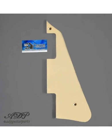 Schlagbrett für Gitarre im Gibson Les Paul Humbucker Stil, Creme, 1-lagig, Stärke 060"